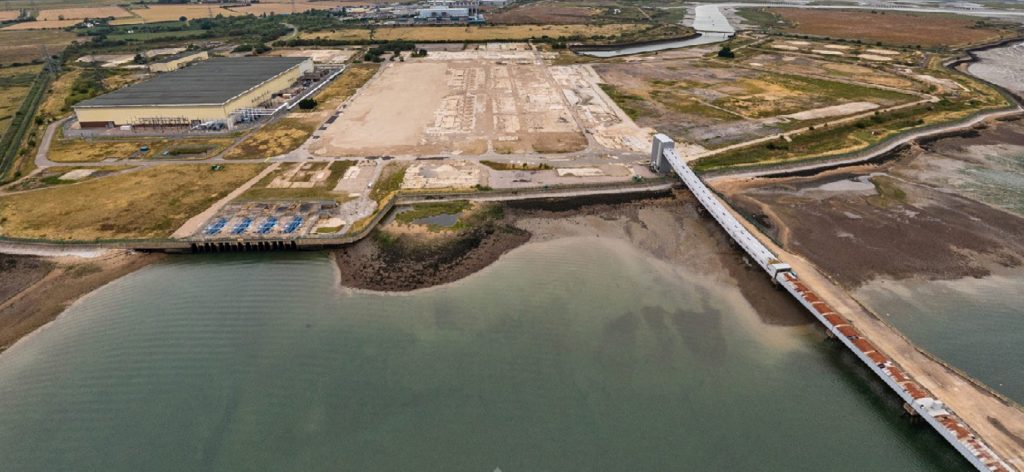 Taken from over River Medway looking North